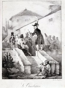 De Charlatan (verkoper van wonderproducten)