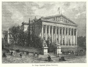 Het Wetgevend Lichaam, Palais Bourbon door French School