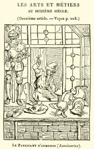 De wapensmid, Laminarius (gravure) door French School