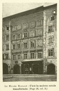 Het Mozart Museum door French School