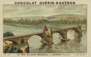 De Brug van Saint-Benezech, in Avignon, Vaucluse door French School