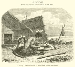 De tatoeage in Nieuw-Zeeland