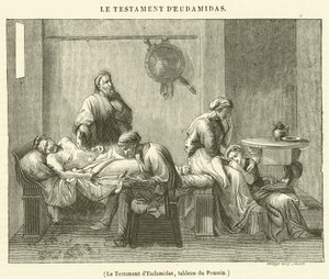 Het testament van Eudamidas door French School