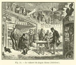 Het cabaret van het Witte Konijn, interieur