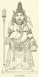 De god Siva (gravure)