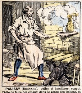 De pottenbakker Bernard Palissy - imagerie d