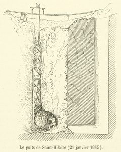 De put van Saint-Hilaire, 21 januari 1845 door French School