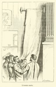 Handdoek (gravure) door French School