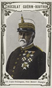 Lopez Dominguez, President van de Ministers, Spanje