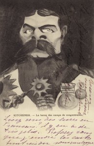 Lord Kitchener (litho) door French School
