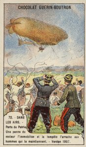 Verlies van het Franse militaire luchtschip Patrie, Verdun