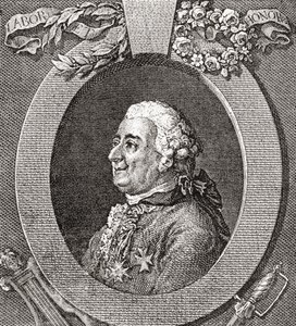 Louis-Élisabeth de la Vergne, graaf van Tressan, 1705-1783. Franse soldaat, arts, wetenschapper, mediëvist en schrijver. Uit Les Heures Libres gepubliceerd 1908. door French School