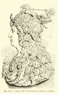 Lodewijk XIV van Frankrijk door French School