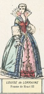 Louise de Lorraine, vrouw van Henri III door French School