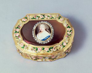 Louix XV ovale snuifdoos, door Gabriel Gallois, Parijs, 1738