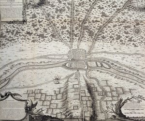 Lutetia of het tweede plan van Parijs in de 4e en 5e eeuw na Christus door French School