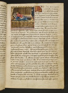 Pagina uit Cent Nouvelles Nouvelles, c.1461-62 door French School