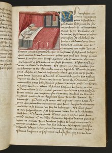 Pagina uit Cent Nouvelles Nouvelles, c.1461-62 door French School