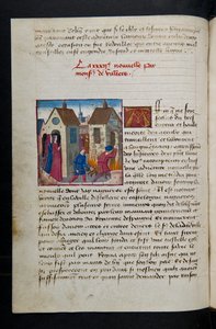Pagina uit Cent Nouvelles Nouvelles, c.1461-62 door French School