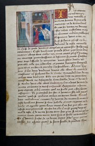 Pagina uit Cent Nouvelles Nouvelles, c.1461-62 door French School