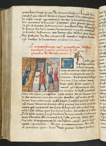 Pagina uit Cent Nouvelles Nouvelles, c.1461-62 door French School