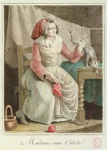 Madame Sans-Culotte, 1792 door French School