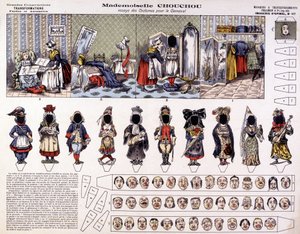 Mademoiselle Chouchou - Probeer kostuums voor carnaval: transformaties. 19e eeuw.