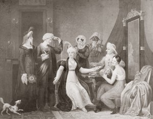 Mademoiselle Mars (1779-1847) in Les Trois Sultanes door French School