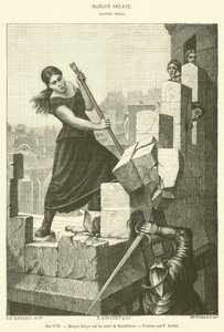 Mei 1570, Margot Delaye op de muren van Montelimar door French School