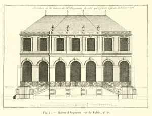 Huis van Argenson, rue de Valois, nr. 10