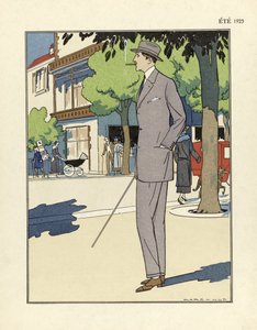 Mans Pak, door Marc-Luc, pub. 1923 door French School