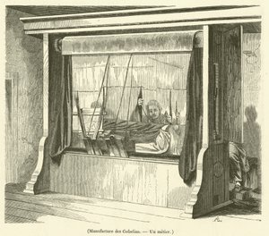 Manufactuur van de Gobelins, Een weefgetouw door French School