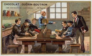 Borstelproductie door blinden door French School