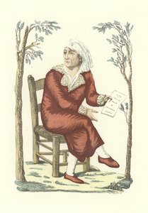 Marat in een kamerjas