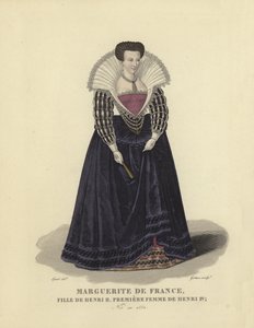 Margaretha van Frankrijk, dochter van koning Hendrik II van Frankrijk en eerste vrouw van koning Hendrik IV van Frankrijk