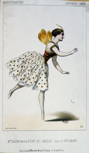 Maria Taglioni als de Koningin Bij in Le Juif errant door Jacques Fromental Halevy, ca. 1852 door French School