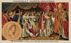 Huwelijk van Napoleon en Marie Louise van Oostenrijk door French School