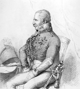 Maarschalk von Blucher (gravure) door French School