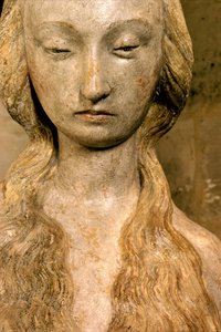 Maria Magdalena, laat 15e eeuw (polychroom steen)