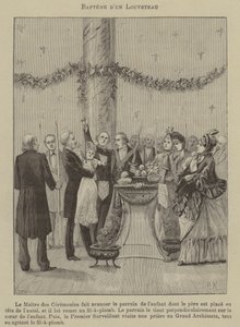 Vrijmetselaarsdoop (gravure)