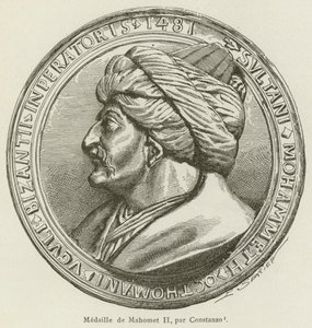 Medaille van Mehmet II, door Constanzo