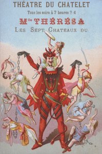 Mephistopheles die mannen en vrouwen aan kettingen bungelt door French School