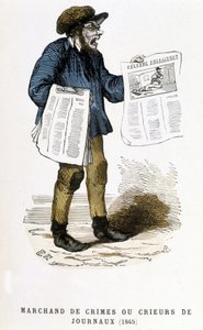 Koopman van misdaden of krantenverkoper