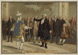 Mirabeau bij de Nationale Vergadering, 23 juni 1789