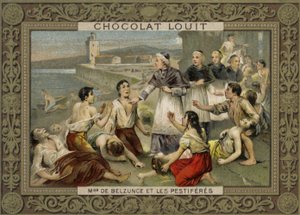 Monseigneur de Belsunce, bisschop van Marseille en pestslachtoffers, 1720 door French School