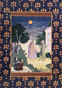 Maan van schoonheid, illustratie voor De Arabische Nachten, 1895