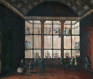 Morgue in Parijs (schilderij) door French School