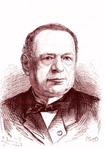 Moritz Hermann Von Jacobi (1801-1874), Russische ingenieur en natuurkundige (galvanoplastiek, elektromotoren). Gravure 1867 door French School