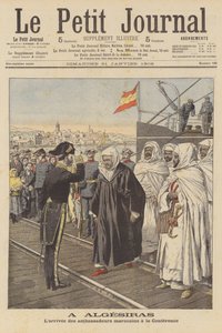 Marokkaanse ambassadeurs arriveren op de Algeciras-conferentie in Spanje door French School
