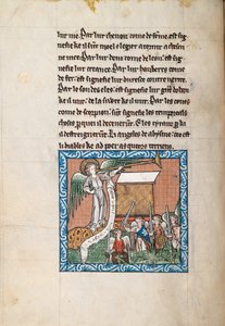 Ms65 f31v, Commentaar op de Apocalyps van St. Jan, eind 13e eeuw door French School